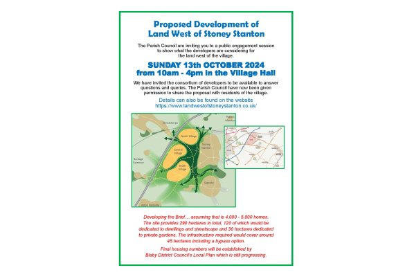 Public engagement session - Sunday 13th October 2024